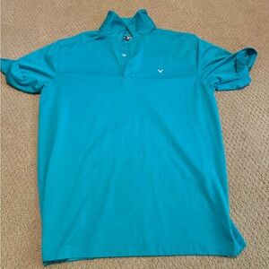 Callaway teal golf shirt size medium